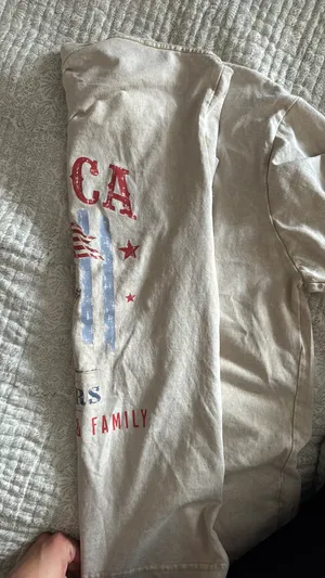 America graphic tee shirt Gray thumbnail 2