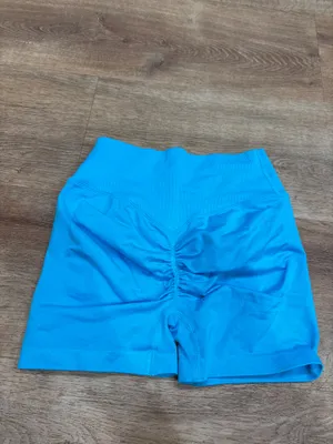 Amazon Blue crossover biker shorts thumbnail 3