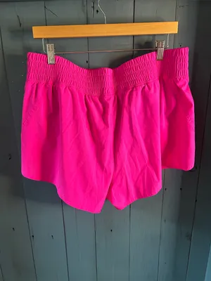 GapFit Women's Size XL Hot Pink Active Running Shorts w/Built In Underwear thumbnail 2