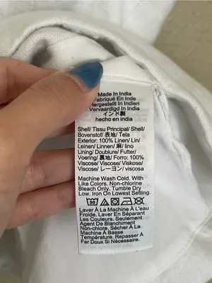 J. Crew Cutaway Vest Top Linen Size 2 White Quiet Luxury Sophisticated thumbnail 7