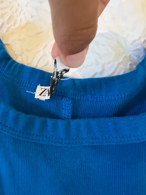Blue ZARA Tank Top thumbnail 4