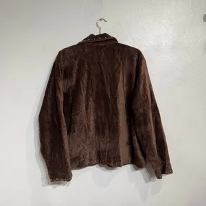Don't Mess With Texas Brown Vintage Western Jacket Sz XL thumbnail 8