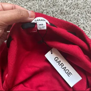 Garage Women's Red Long-Sleeve Tie-Front Top thumbnail 6