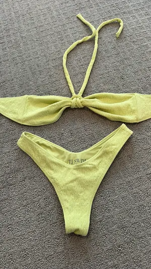 TJ Swim 3 piece bikini set green thumbnail 1