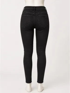 Hollister Black Mid-Rise Super Skinny Jeans thumbnail 2