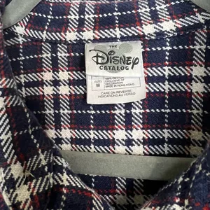 Disney Vintage Mickey plaid shirt thumbnail 4