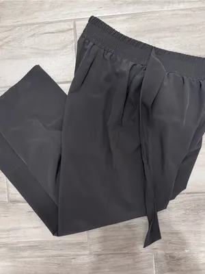 Tahari Dark Gray wide leg pants size Petite Medium thumbnail 4