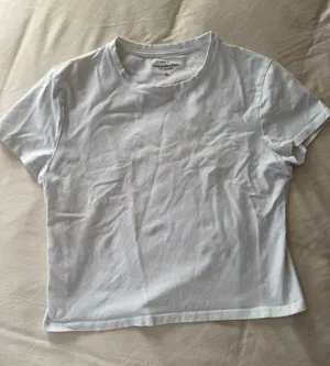 Abercrombie & Fitch Women's White Crew Tee thumbnail 1