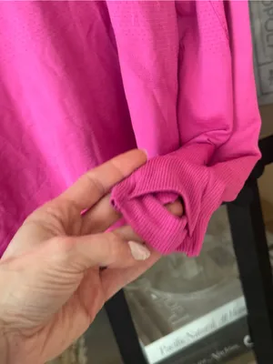 Lululemon Swiftly Tech Long Sleeve Shirt 2.0 Race Length Sonic Pink tee crop thumbnail 9