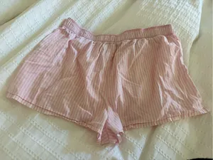 Victoria's Secret Pink & White Striped Sleep Shorts thumbnail 5