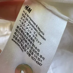 Y2K Era H&M Bib Collar Fitted Button Up Shirt thumbnail 5