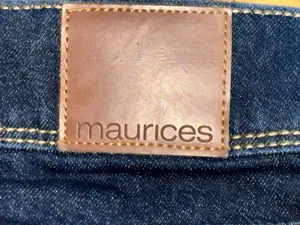 Maurices Jeans Women's Size 12 Regular Dark Wash Skinny Taper Leg Embroidered thumbnail 14