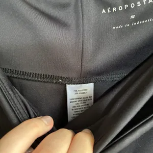 Aeropostale black criss cross front bootcut leggings women's size medium casual thumbnail 4