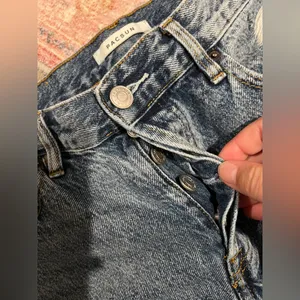 Pacsun high rise straight Distressed Blue Jeans‎ size 27 thumbnail 8