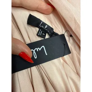 Lulus Heavenly Hues Blush Maxi Dress Bridesmaid Wedding Formal Party Slit Medium thumbnail 5