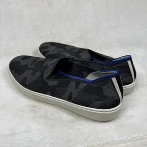 Rothys The Sneaker‎ Grey Camo Slip On Washable Knit Shoes 8.5 thumbnail 8