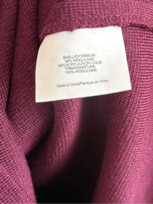 Tory Burch Anthea Burgundy Wool Blend Dress thumbnail 5