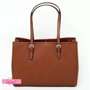 Michael Kors Jet Set Saffiano Leather Tote Bag Luggage Large Big Shoulder Purse thumbnail 6