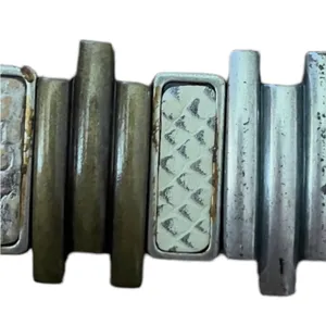 Vintage‎ Metal Belt with Adjustable Chain thumbnail 2