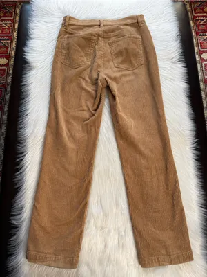 LOFT Gold Straight Leg Ankle Length Corduroy Pants thumbnail 7