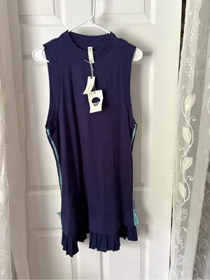 New Anthropologie Daily Practice Layer Up mini dress size S NWT cotton thumbnail 2
