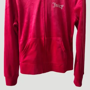 Juicy Couture Velvet Track Hoodie Jacket Pink Velour Full Zip Y2K Women’s Sz M thumbnail 4