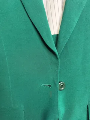 Alice + Olivia Emerald Green Women’s Fitted Blazer Small thumbnail 4
