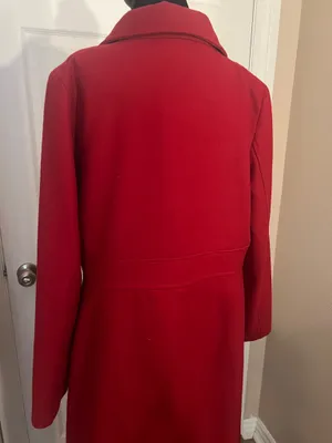 Red fall coat thumbnail 4