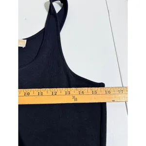 Michael Kors Black Asymmetric High-Low Maxi Tank Dress Small thumbnail 8