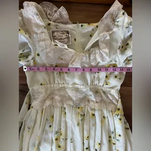 1970s By Jessica - Rare “daisy” print dress, Size 5 Made In USA. vinta thumbnail 8