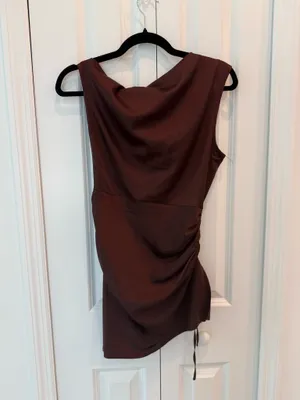 LIONESS Original Sin Mini Dress - Garnet thumbnail 6