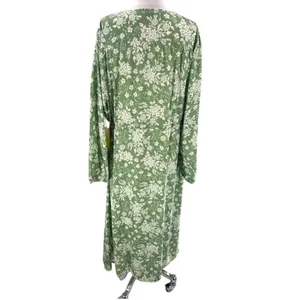 NWT‎ Summersalt The Cinched Waist Caftan Dress vintage floral sz L thumbnail 3