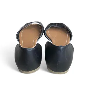 NWOT BONGO Women’s Black Laser-Cut D'Orsay Peep-Toe Flats Size 7M thumbnail 5
