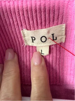 POL Pink Corduroy Raw Hem Jacket Size L EUC thumbnail 4