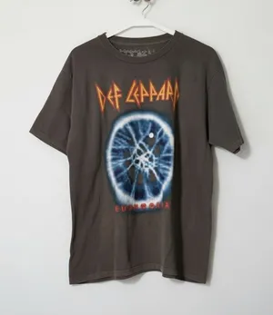 Def Leppard Large Adrenalize Graphic Tee 100% Cotton Album Art Band Shirt thumbnail 1