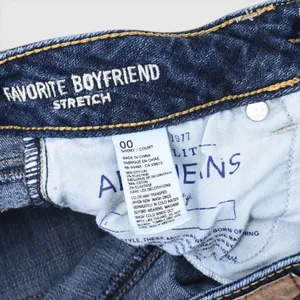 AMERICAN EAGLE Late 2000s Denim Low Rise Boyfriend Jeans thumbnail 4