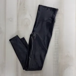 SPANX revolve anthropologie crocodile high rise brown leggings travel slimming thumbnail 8