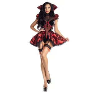NEW Party King Vamp Fatale Sexy Vampire Costume Size Medium thumbnail 2