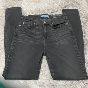 7 For All Mankind Gray High‎ Waist Ankle Skinny Jeans thumbnail 4