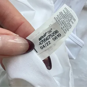 OFFLINE By Aerie White Ribbed Tank Top Cutout Tennis Skort Dress Size S thumbnail 8