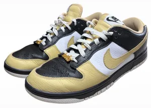 🌟 Custom Nike Dunk Low Unlocked "By You" Gold Hardware Women 10 | Men 8 thumbnail 5