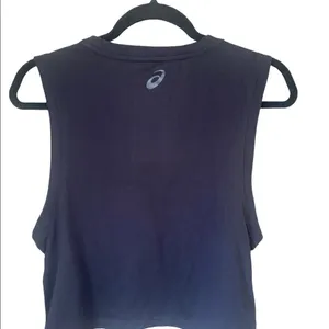 HIGH SHINE SPIRAL A TANK size small color: black nwt. ASICS brand thumbnail 5