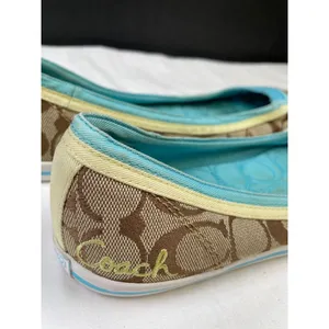 Coach A2165 Women's Blue/Signature Canvas Slip on /Shoes Size 8.5 SKU 4392 thumbnail 5
