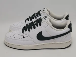 Women's Nike Court Vision Low White Green Sneakers Size 7.5 FV9952-101 thumbnail 1