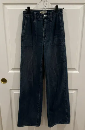 Madewell Superwide-Leg Jeans in Elinwood Wash thumbnail 7