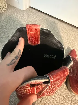 Red cowgirl boots Size 8.5 thumbnail 7