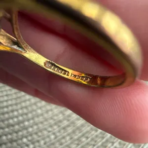 14KH Stone Ring Size 8 thumbnail 3