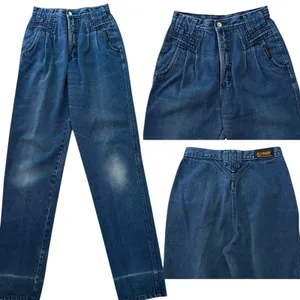 Rockies Vintage Western High Waist Bareback Pleated Denim Jeans 9/10 (26 x 34.5) thumbnail 2