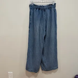 YFB (Young Fabulous & Broke) Wide Leg Utility Denim Pants | High Rise | Blue Wash Size medium thumbnail 7