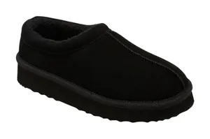 NWT Stars Above Womens Amira Suede Clog Slippers 88498483 Black 5M thumbnail 1